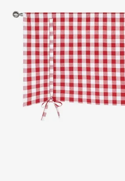 Vævet, ternet liftgardin | Cellbes