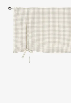 Vævet, ternet liftgardin | Cellbes