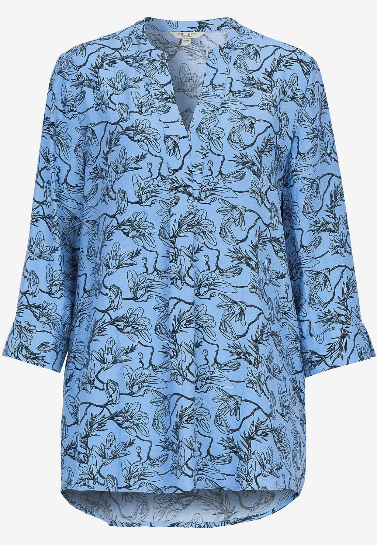 Vævet tunikatop med lommer